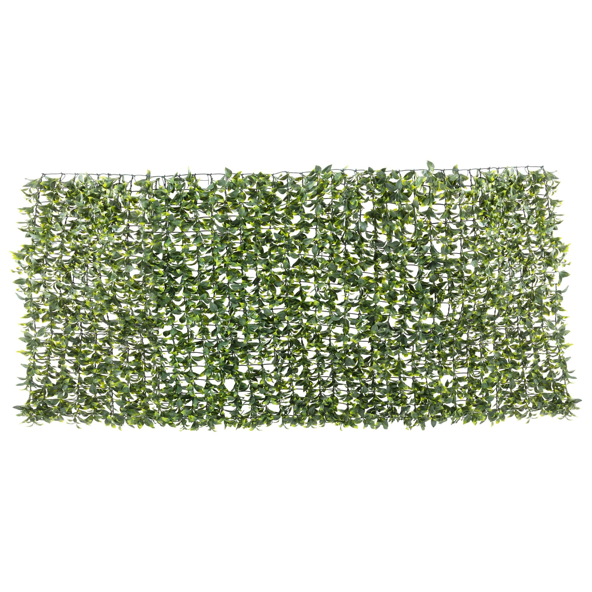 Waltons Artificial Leaf Hedge Privacy Screening Fence Panel for Gardens, Balcony and Terraces (1m x 3m, Artificial Laurel Fence)