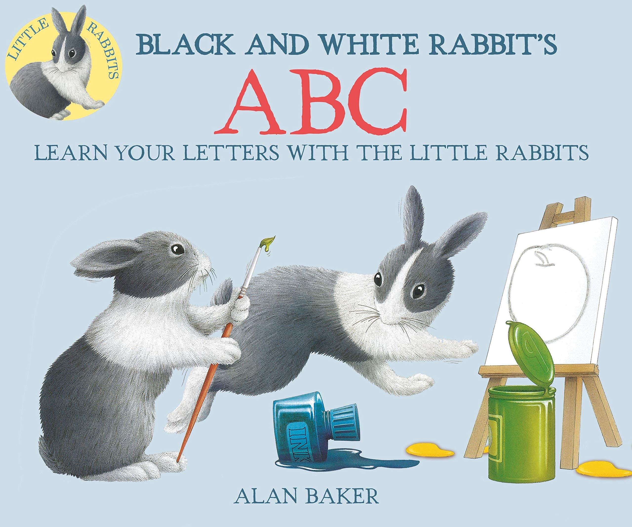 Black and White Rabbit's ABC (Little Rabbit Books)