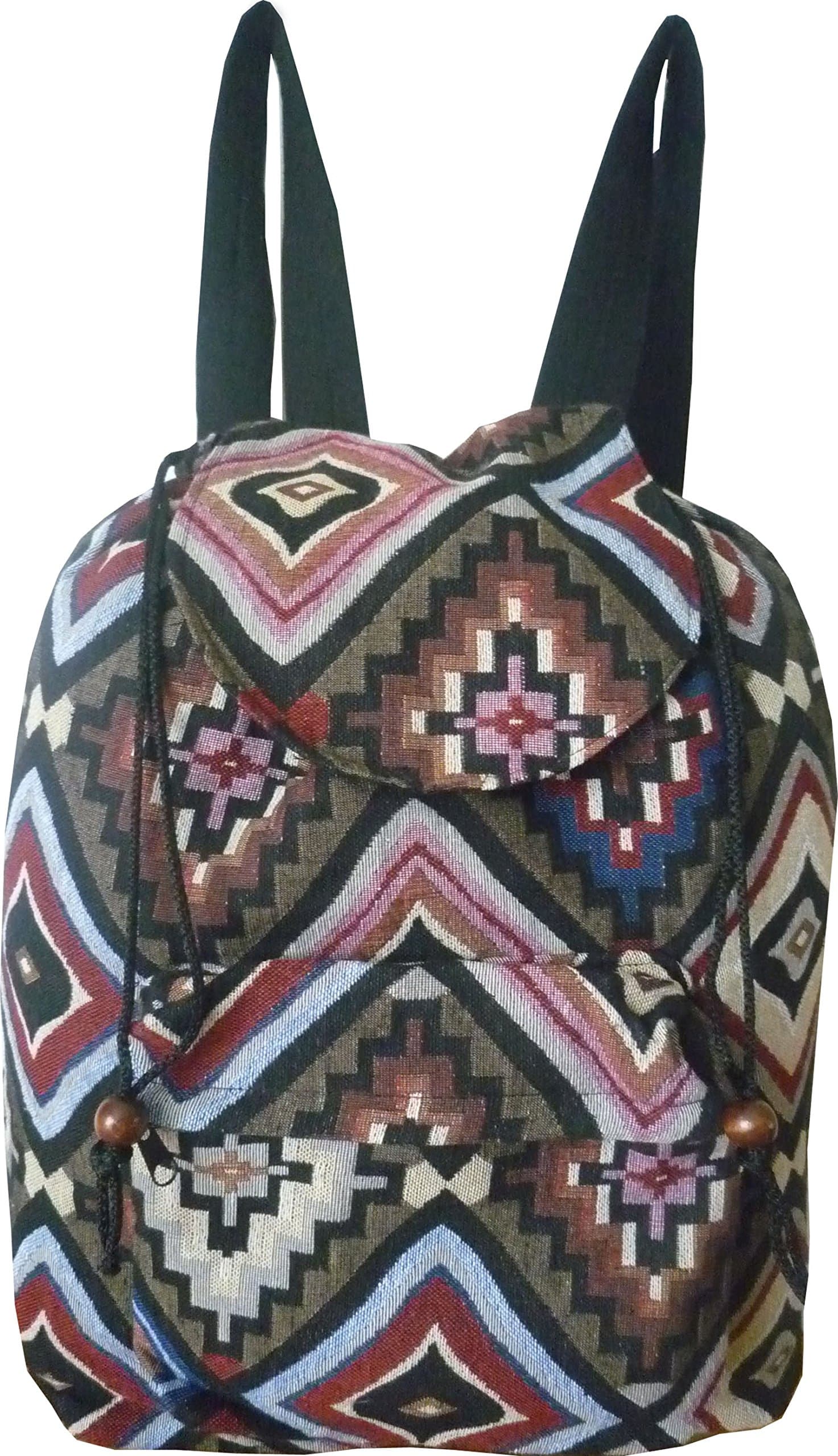 Women's Quality Cotton Rucksack Hand Woven