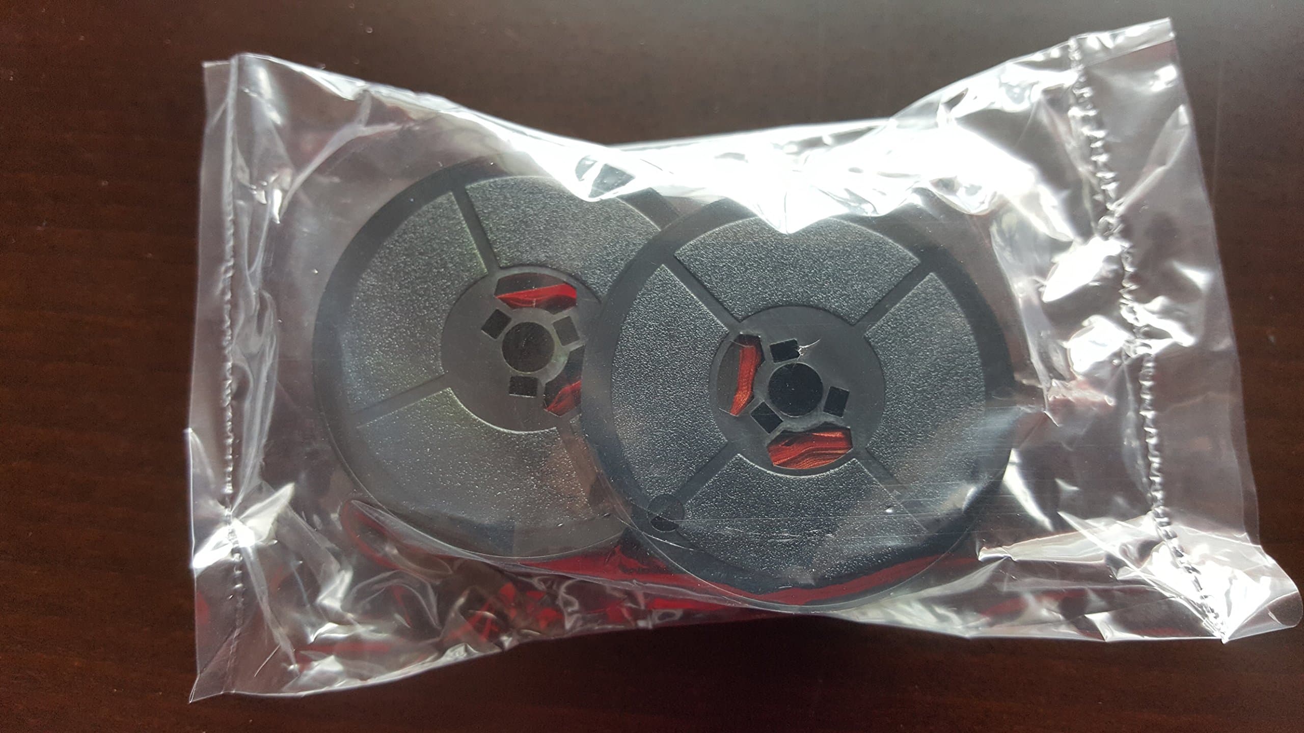 SMCO OLIVETTI LETTERA 22 24 32 STUDIO 45 D82 TWIN SPOOL TYPEWRITER RIBBON BLACK RED