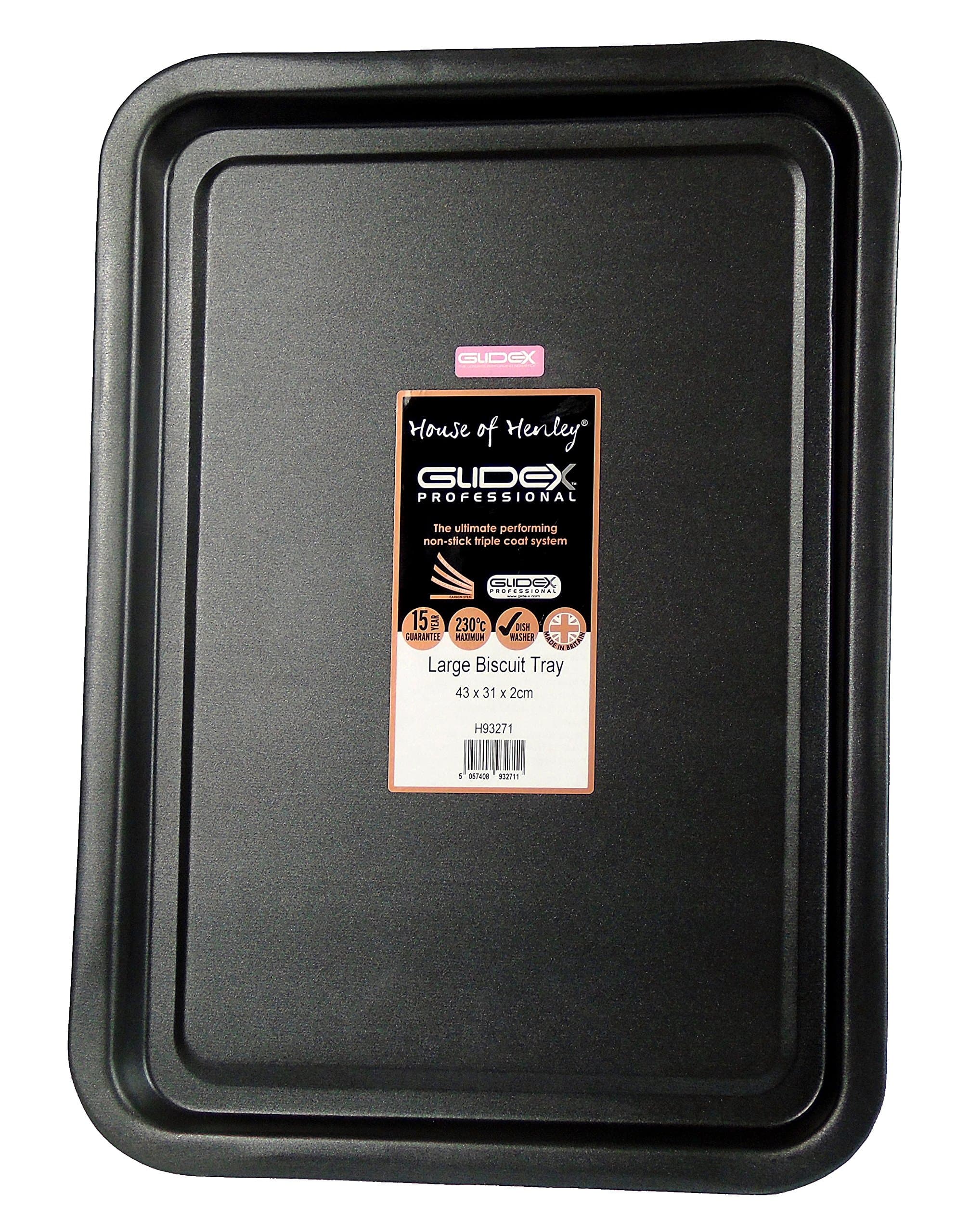GlideX™ Professional Non Stick Large Oven Biscuit Baking Tray by House of Henley