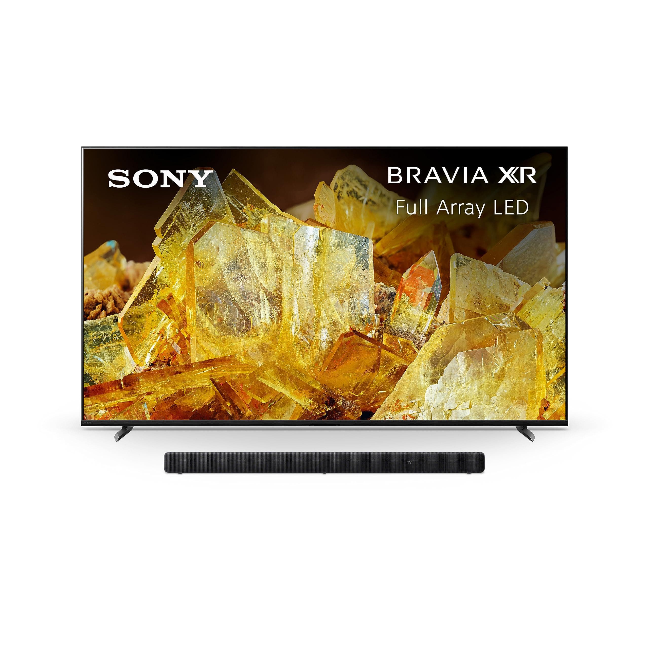 Sony 55 Inch BRAVIA XR X90L Full Array LED 4K HDR Google TV HT-A3000 3.1ch Dolby Atmos Sound Bar