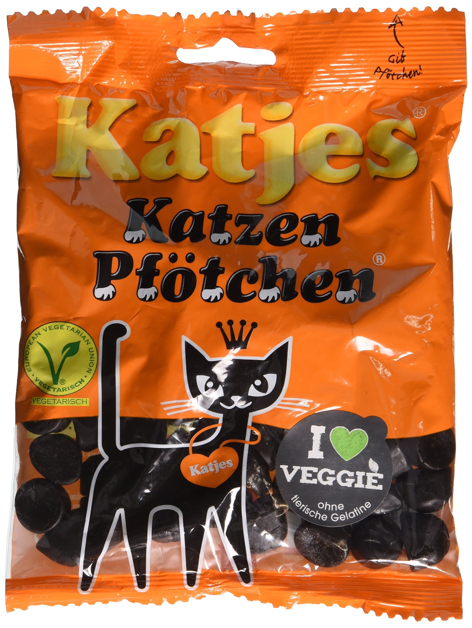 Katzen Pfotchen Liquorice (katjes) 200g