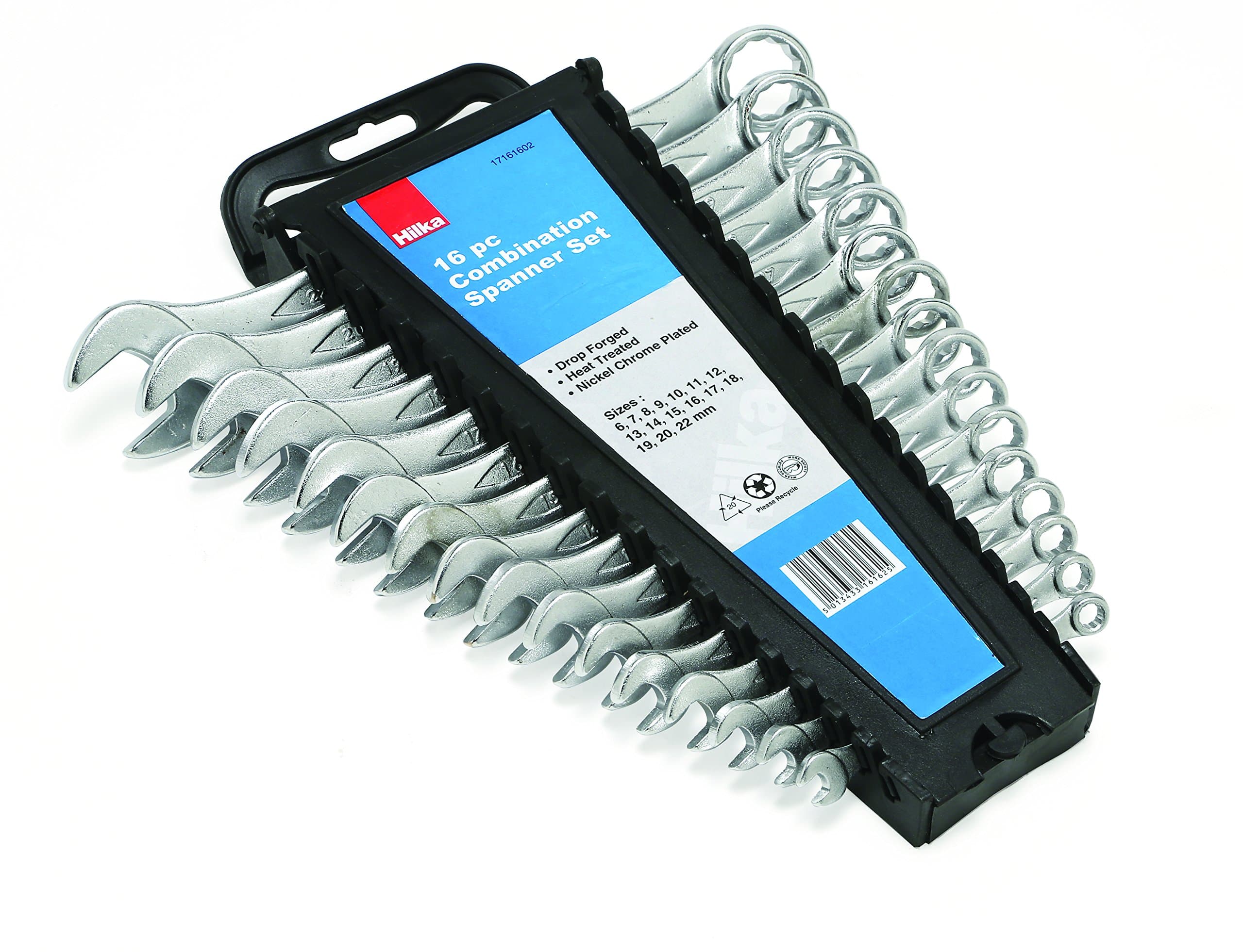 17161602 Metric Combination Spanner Set, Silver