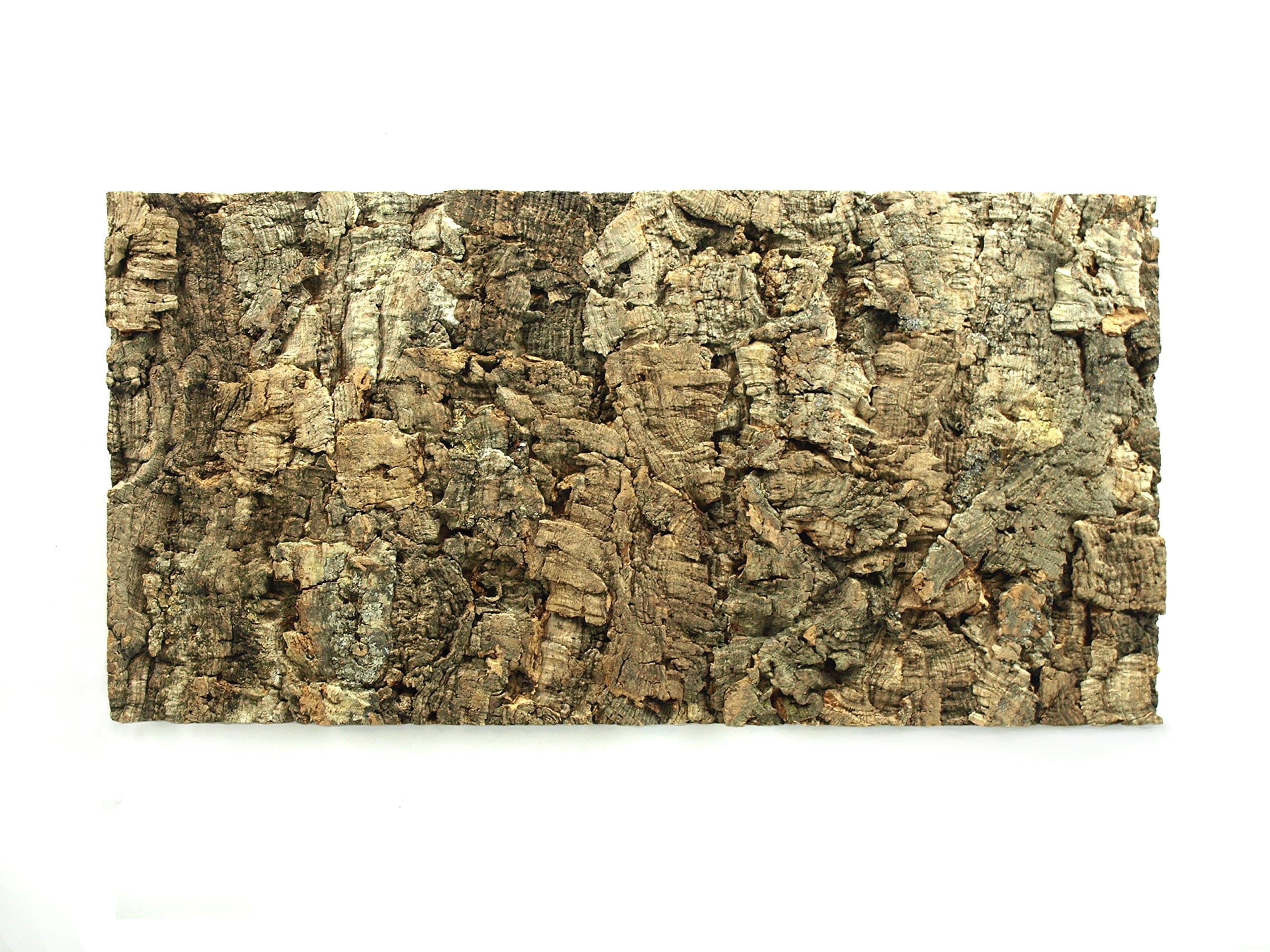 Natural Cork Tile Panel Background Wall 3D Reptile Terrarium Vivarium 60x30 cm