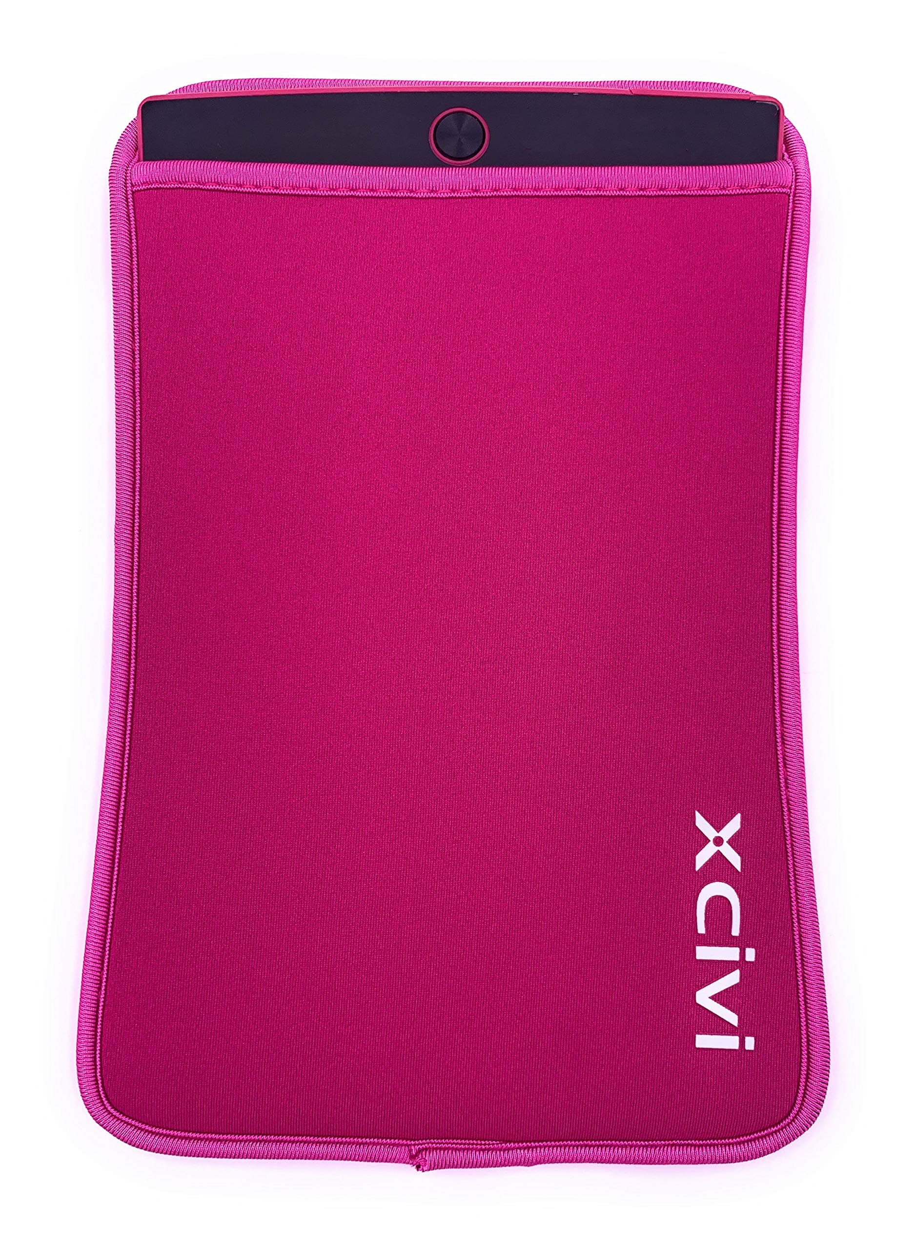 Neoprene Sleeve Case for Boogie Board Jot 8.5 LCD eWriter Board and Basics Reusable Writing Pad (Pink)
