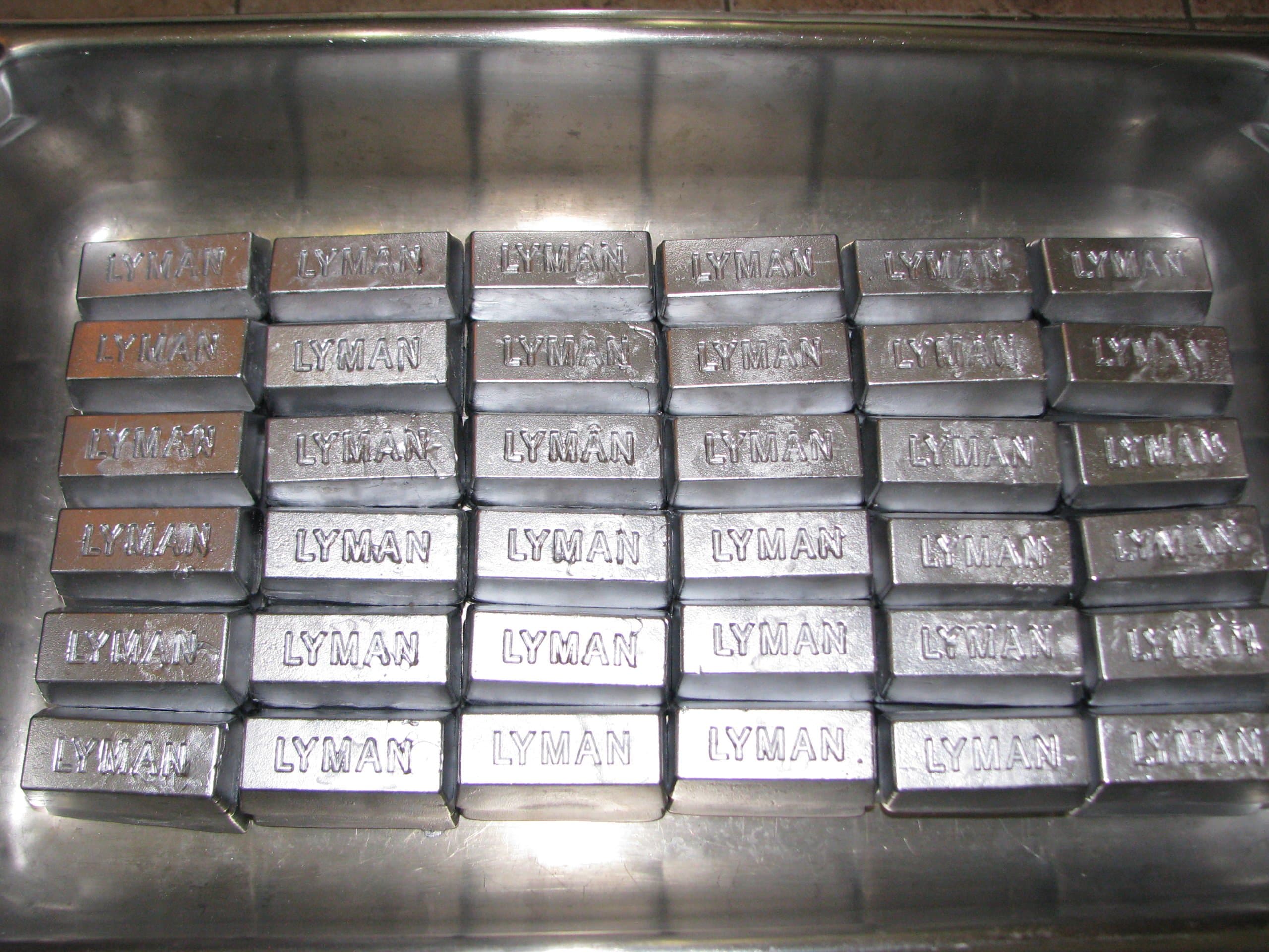 24-1lb Lead Ingot Bars