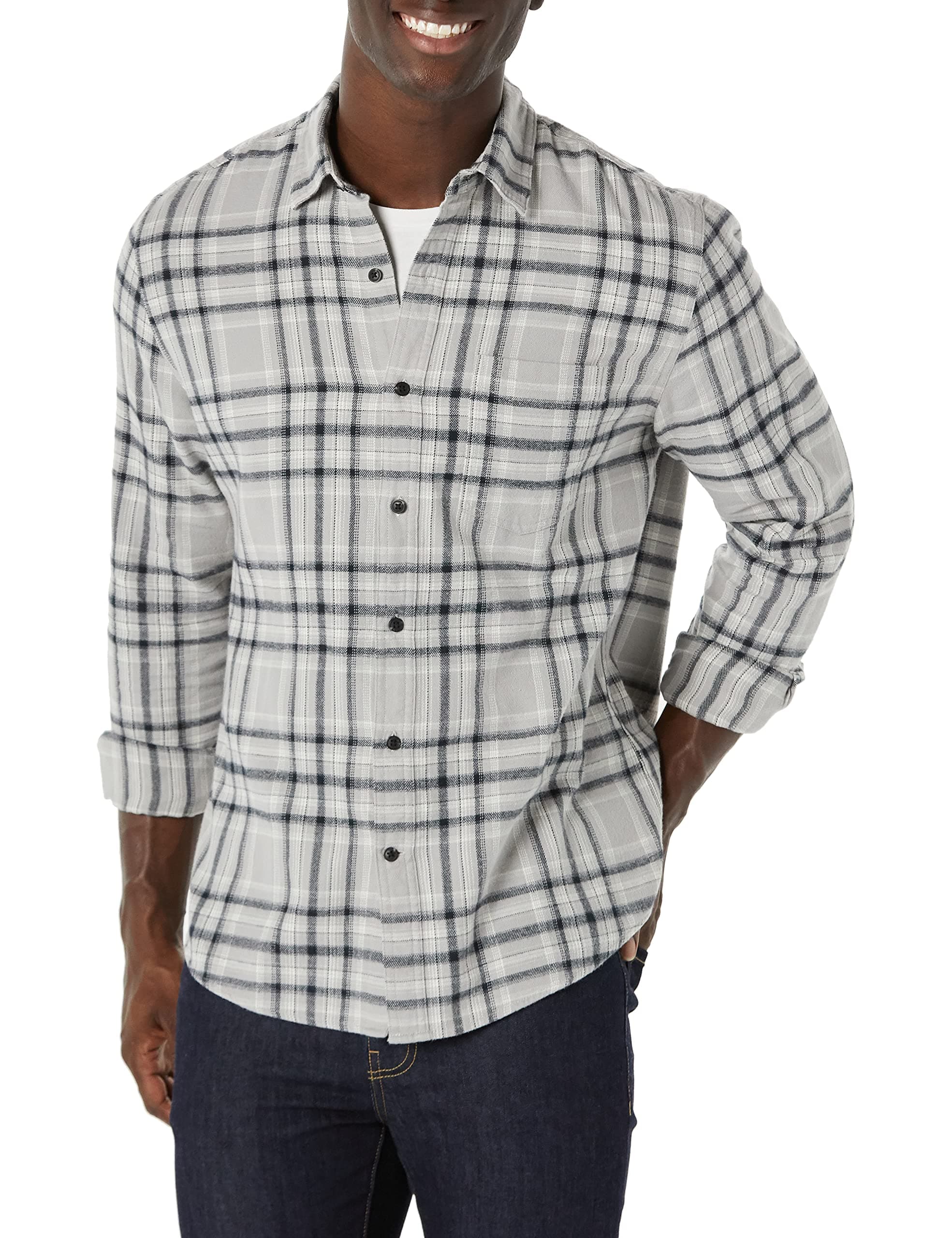 Men's Regular-Fit Long-Sleeve Flannel Shirt (Available in Big & Tall)