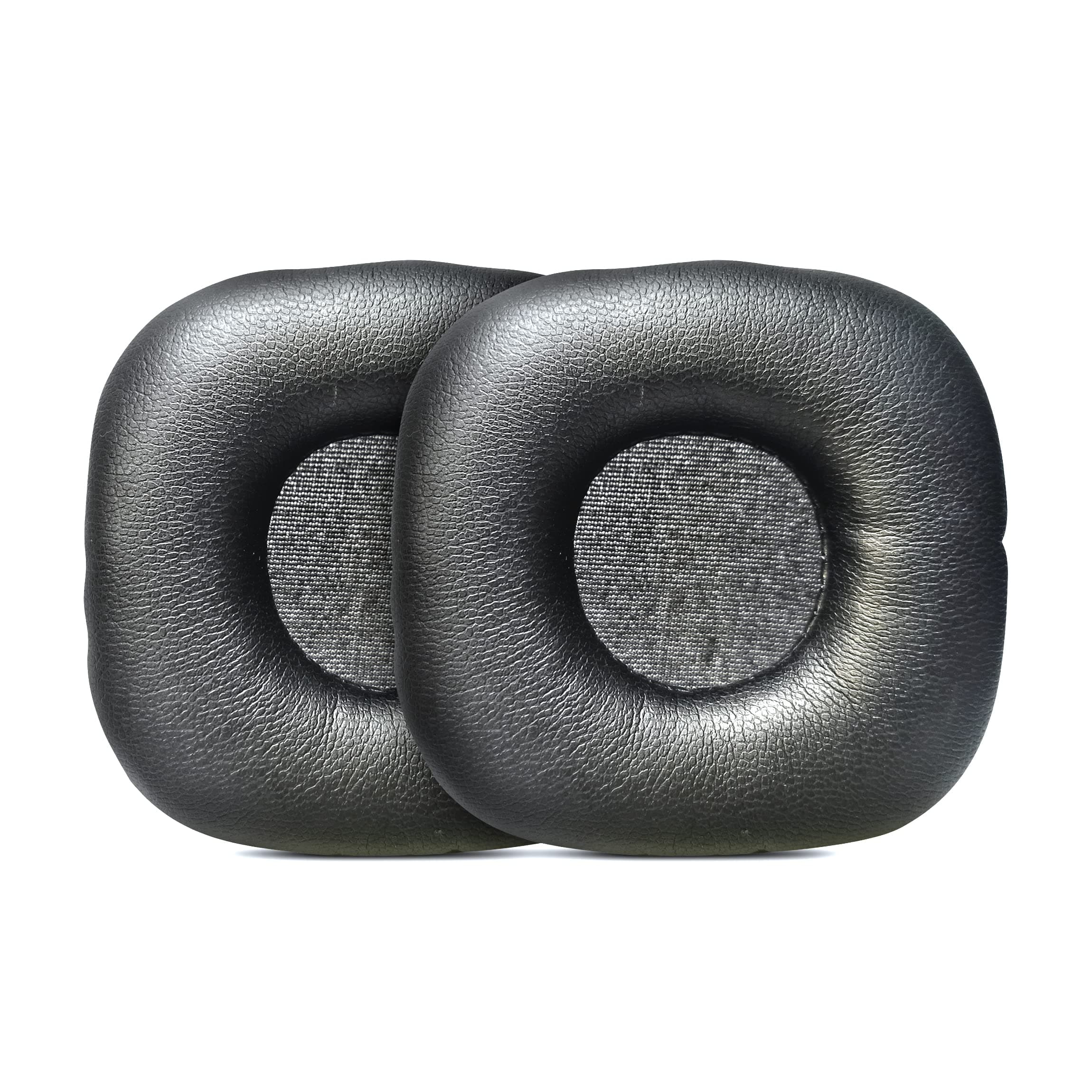 Street27® Protein Leather Replacement Ear Pads Cushions Compatible with Marshall Major, Boat Rockerz 600 Headset Headphone - Black