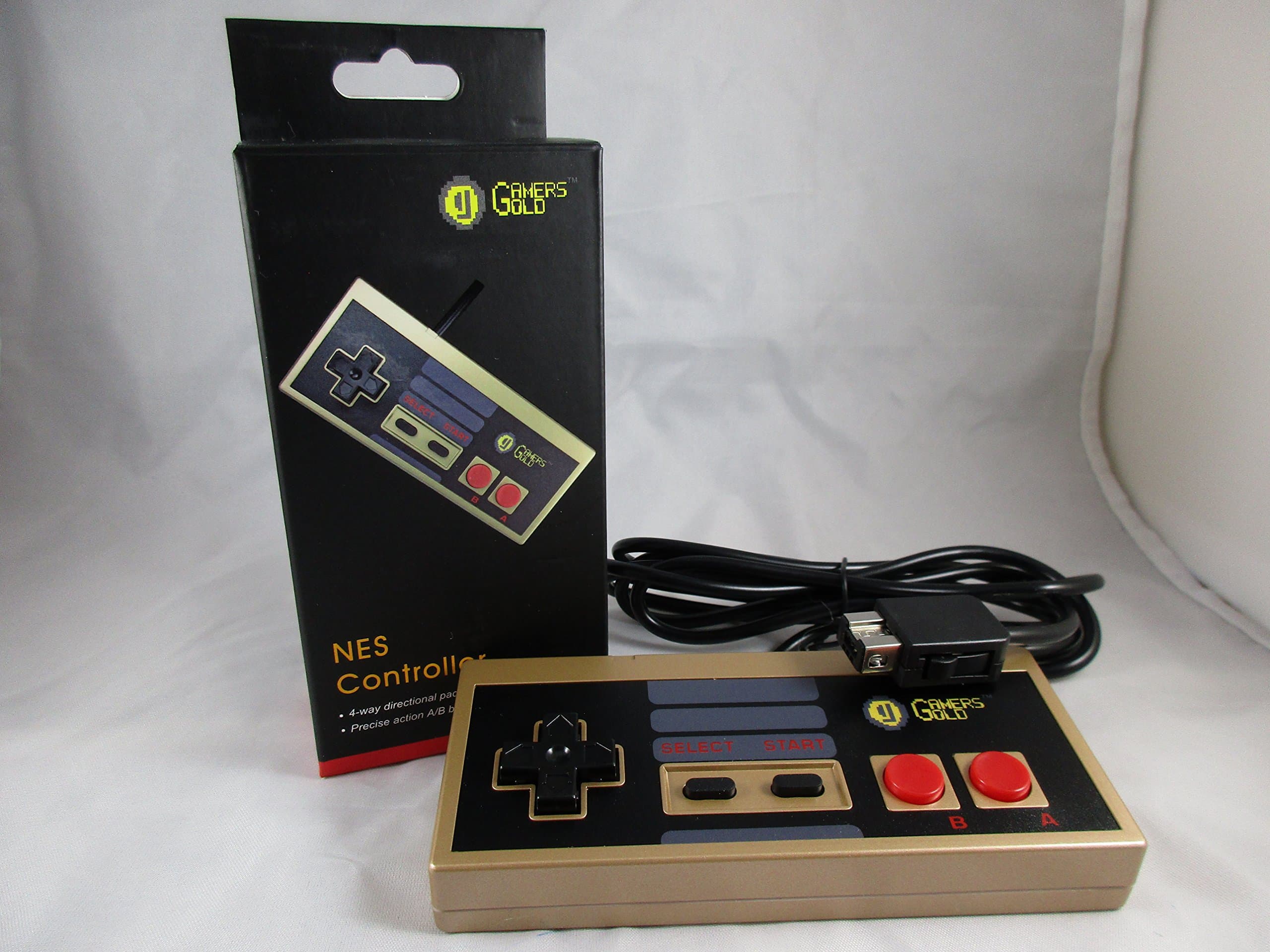 Gamers Gold 6 Feet NES Classic Edition Mini Wired Controller for NES Classic Edition