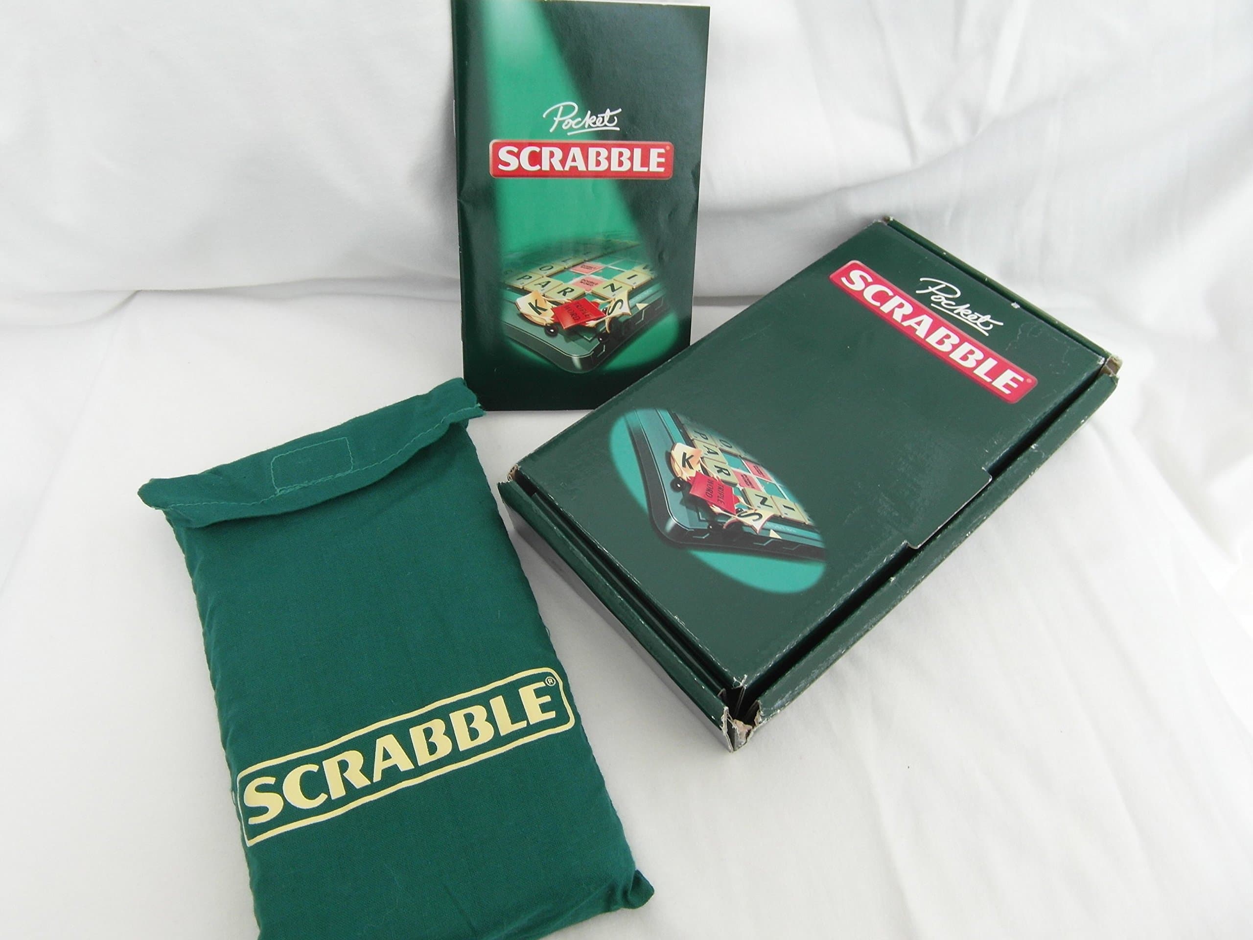 Pocket Scrabble - Magnetic Tiles - 2006 Mattel