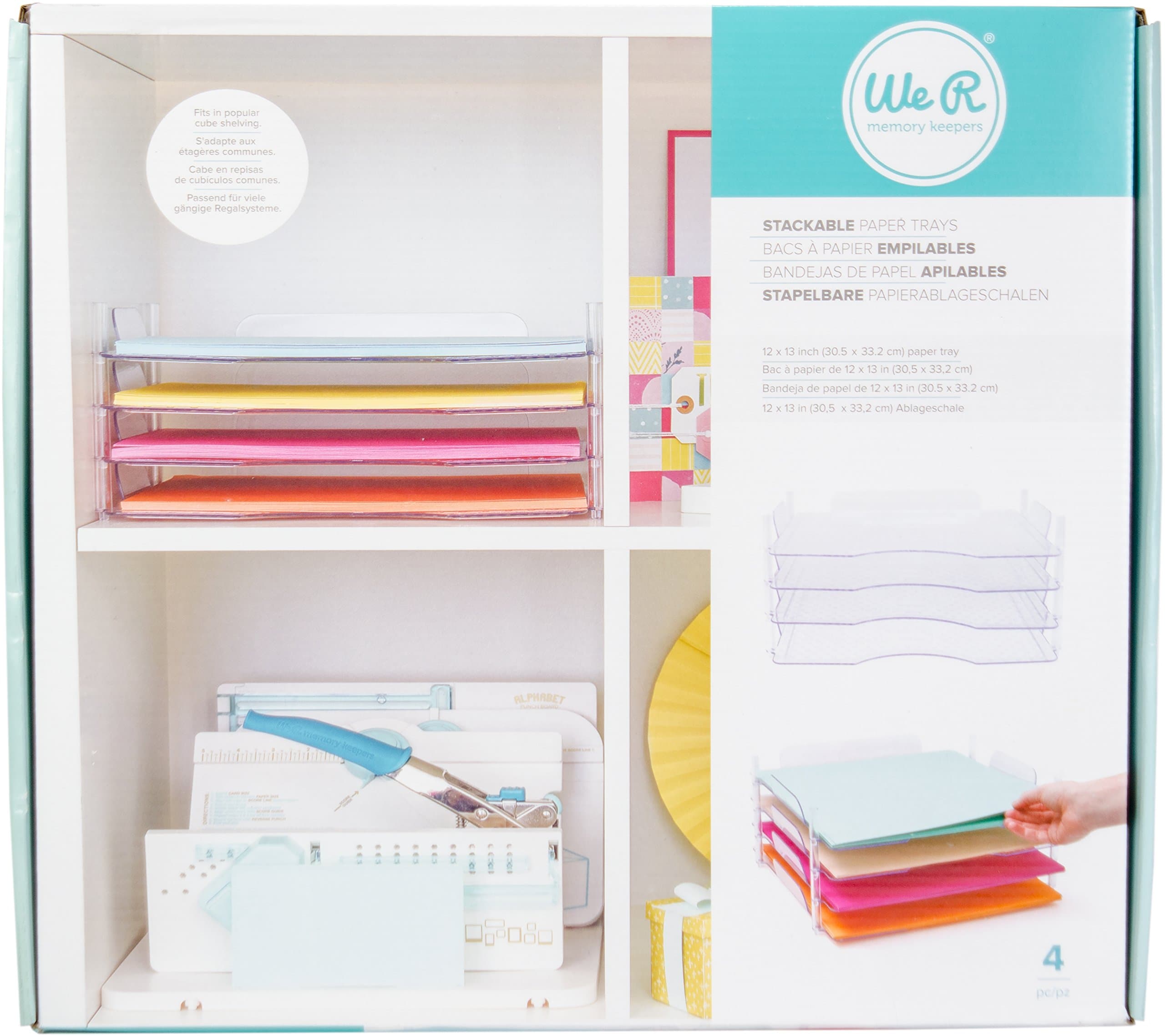 We R Memory Keepers Paper Trays 12x13 Stack & Nest