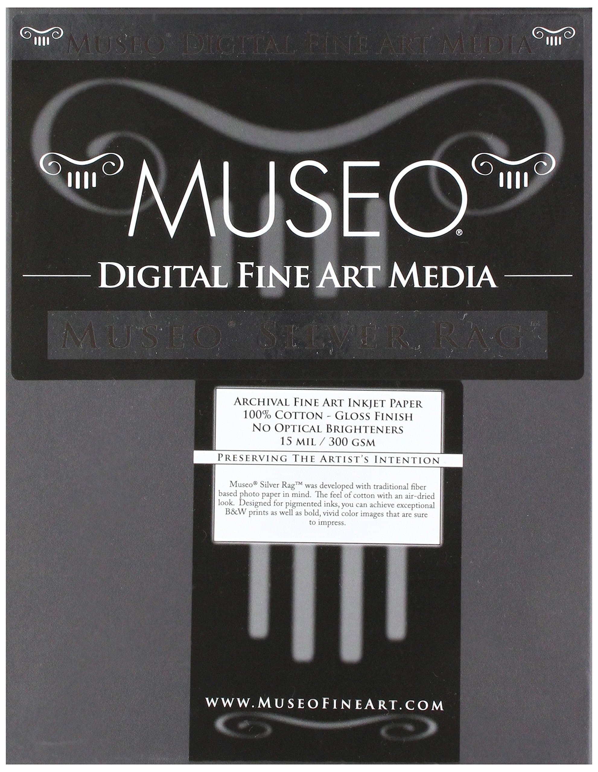 Museo Silver Rag Digital Art Paper, 8.5x11, White