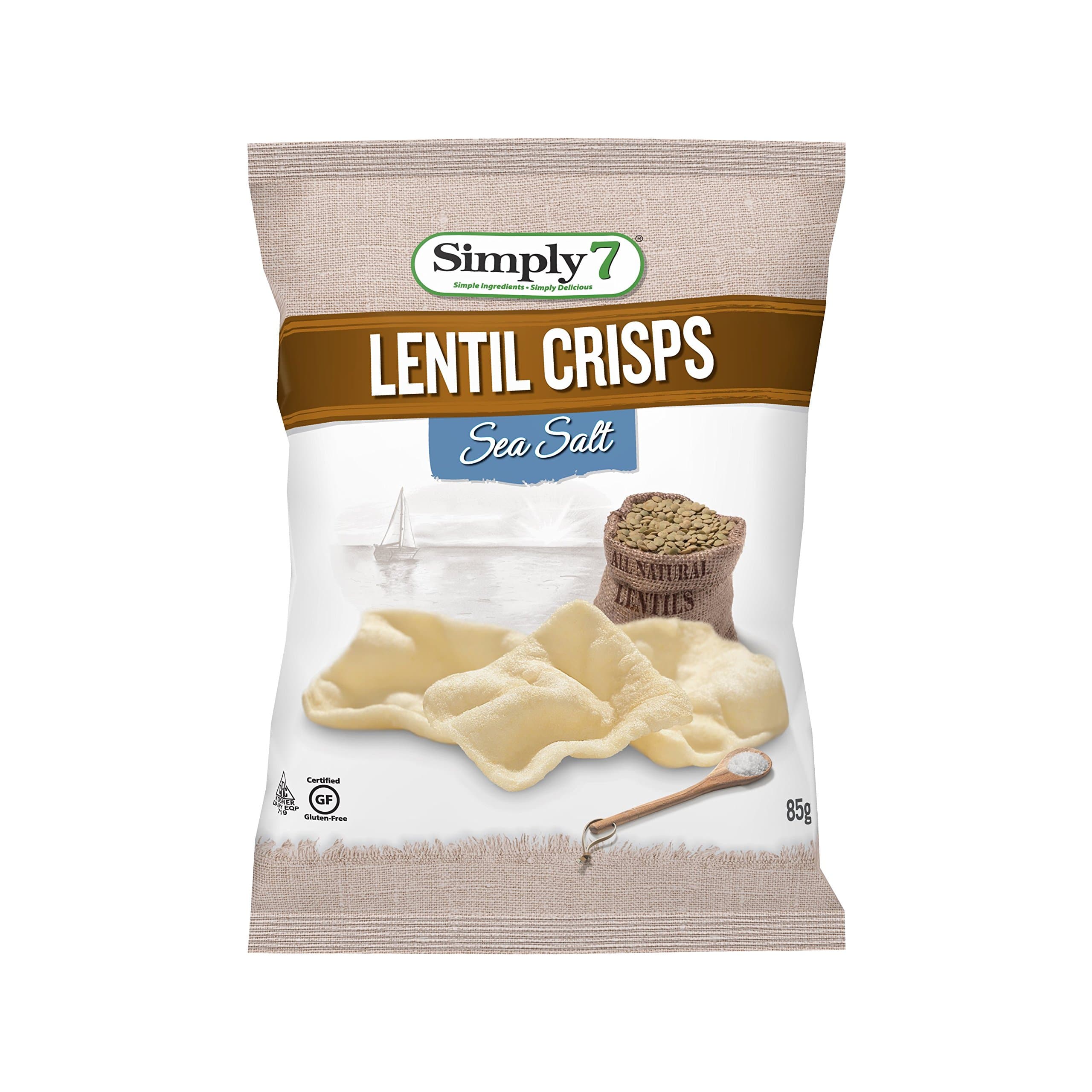 Simply7 Lentil Sea Salt Crisps