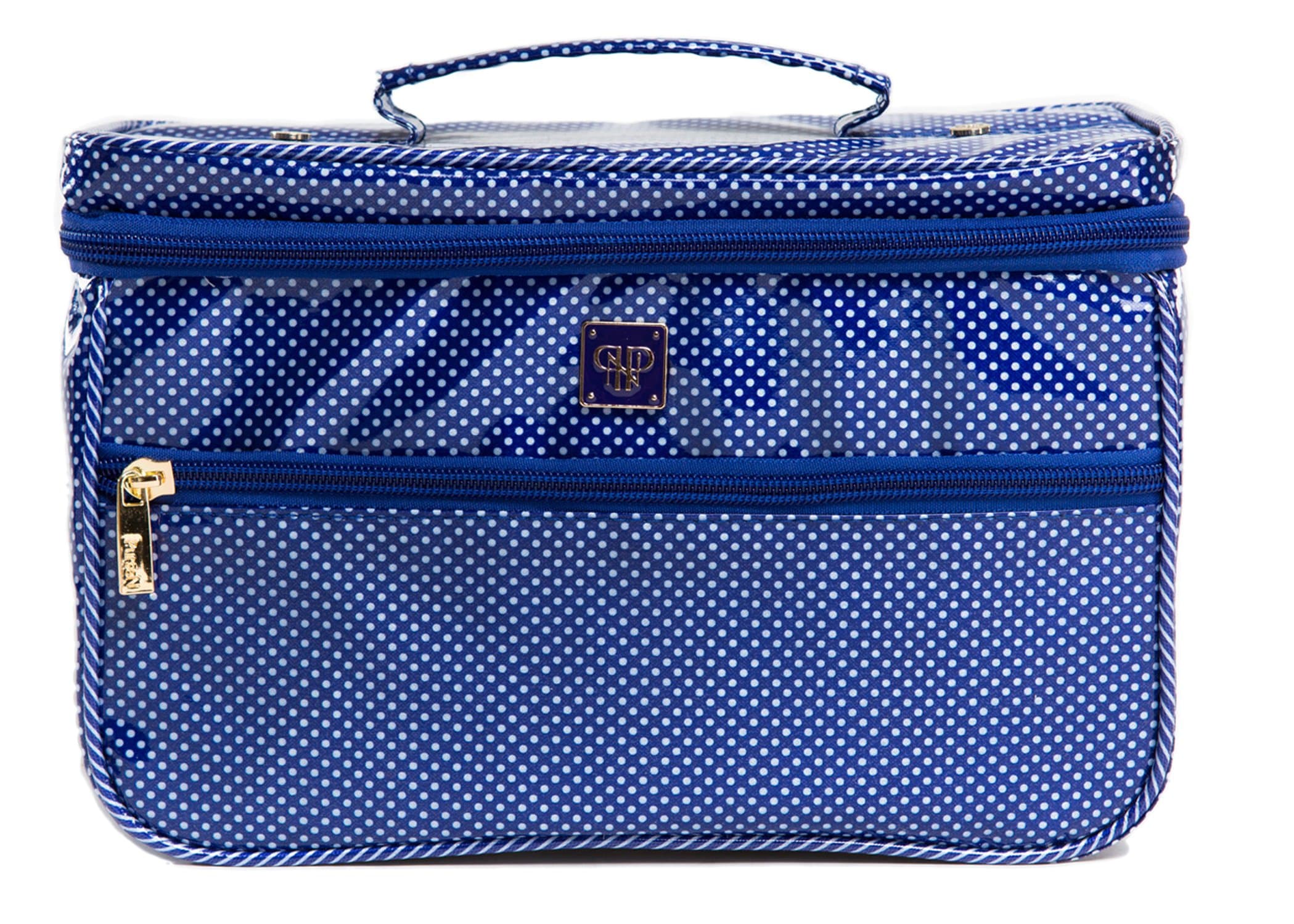 PurseN Toiletry Train Case (Navy Tuxedo)