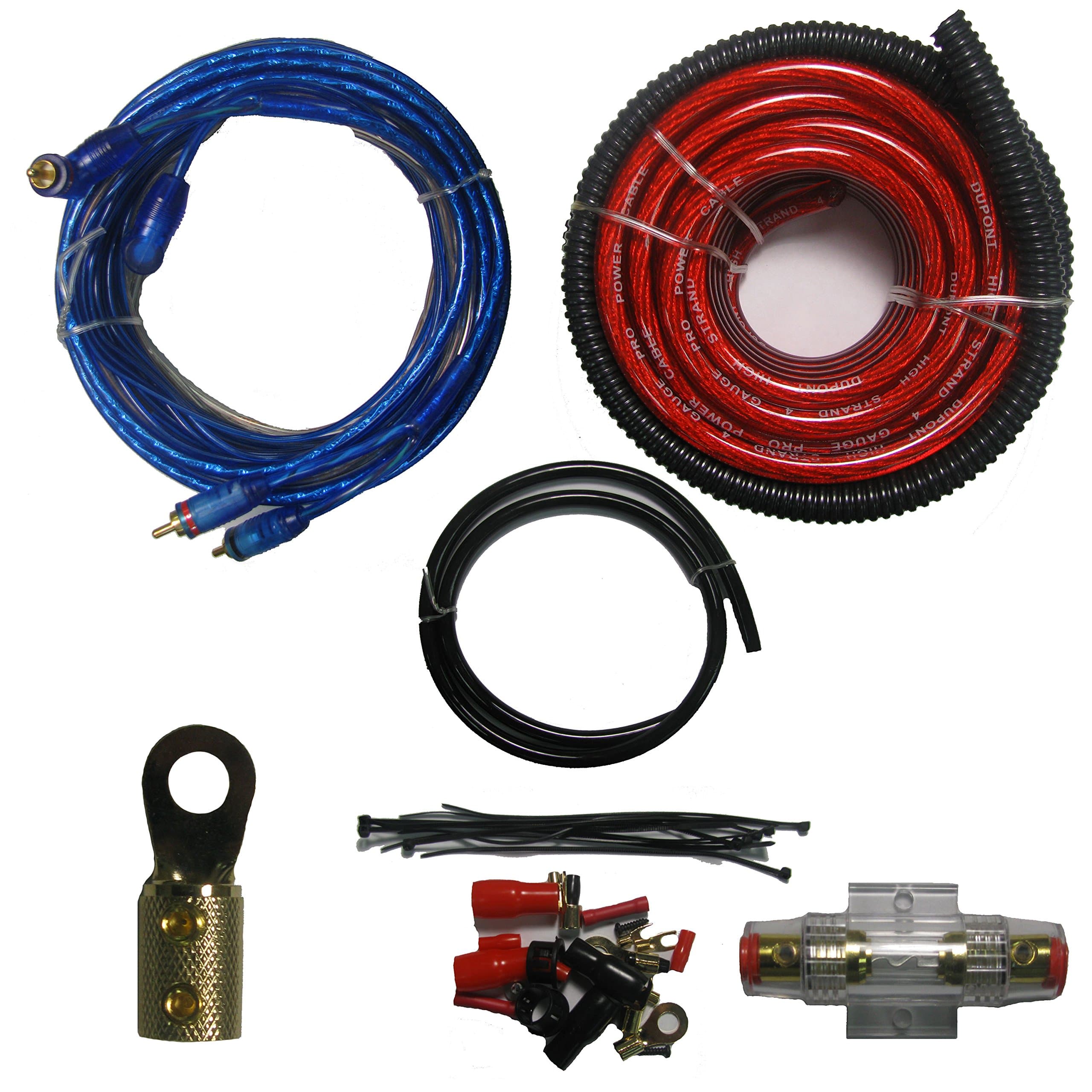 DP Audio Video DA4GA 4-Guage AMP Kit with RCA