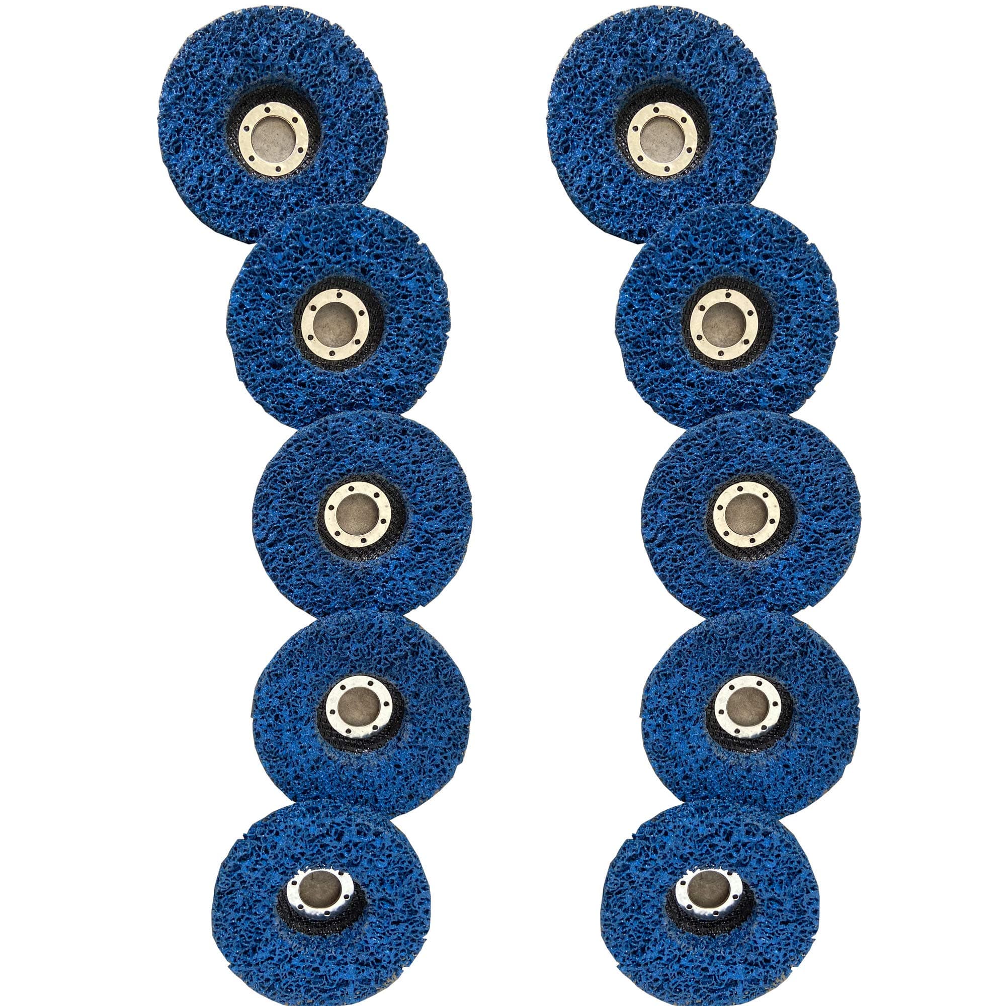 10 Stripping Disc Stripping Wheels for Angle Grinder 4-1/2" x 7/8" Fit Angle Grinder Cleaner, Paint Stripping Disc, Abrasive Quick Polishing Disc Cleanemove Paint Rust and Oxidation