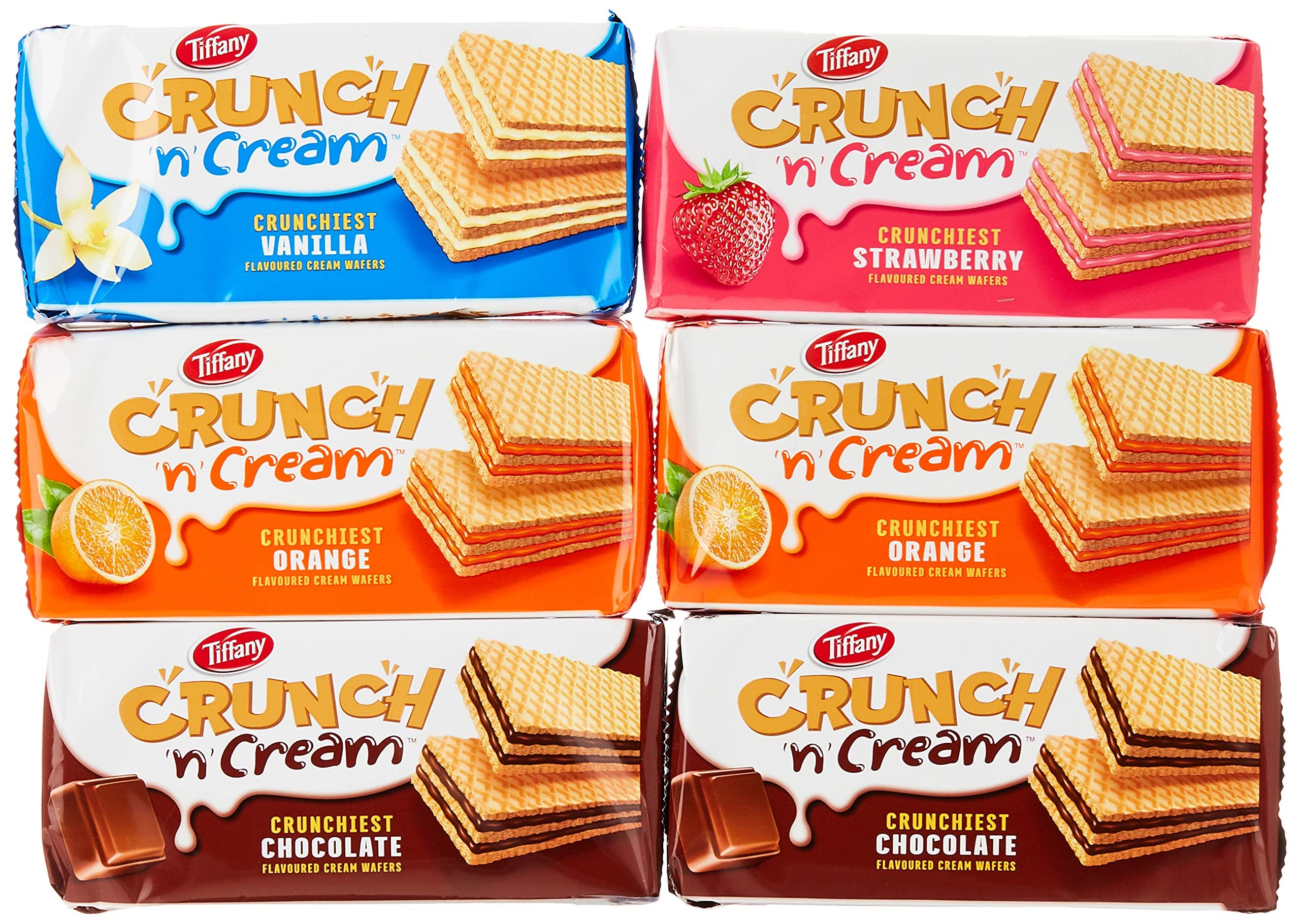 Crunch N Cream, Wafers Assorted Pack, 76g x 6