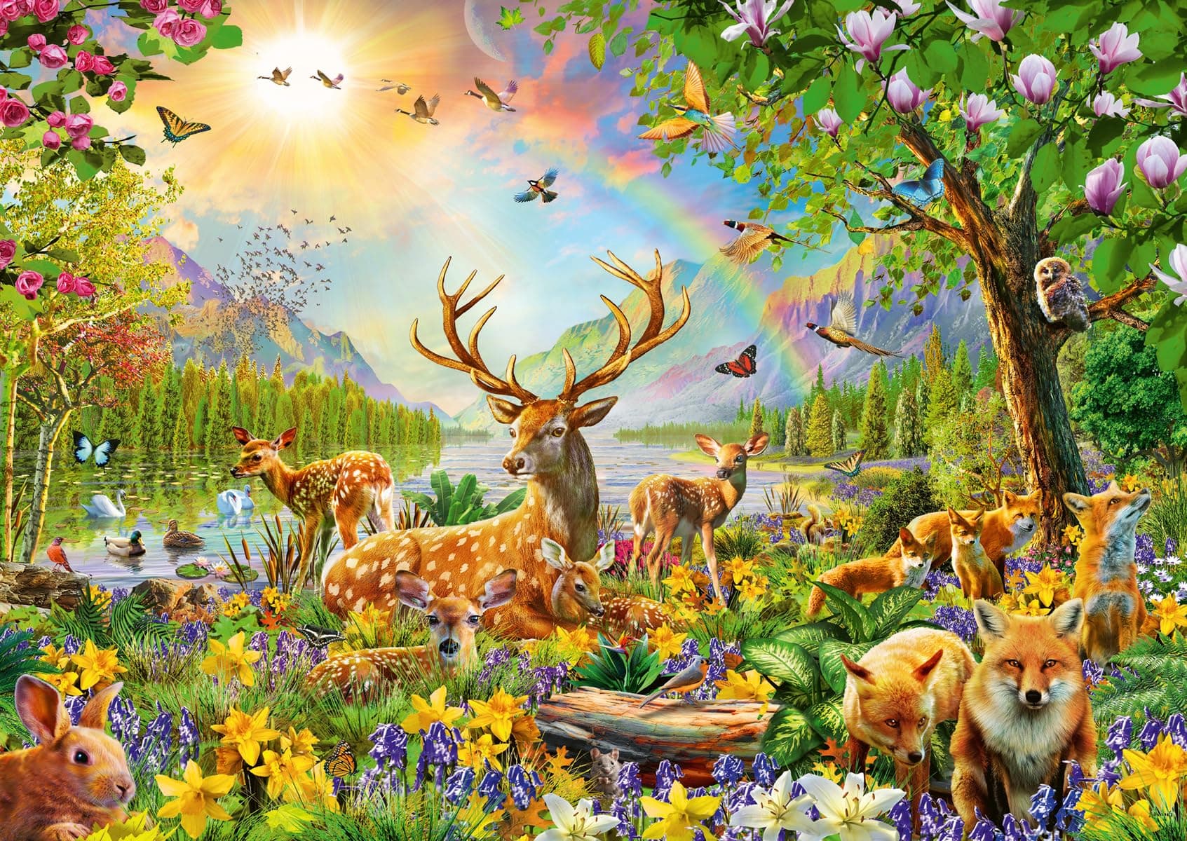 Deer 200 Piece XXL Jigsaw Puzzle