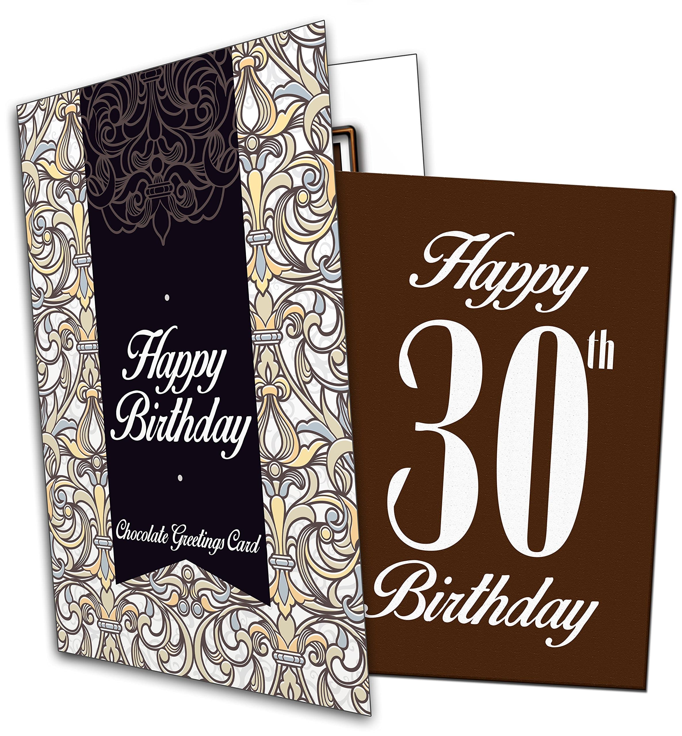 Happy 30th Birthday - Chocolate Greeting Card