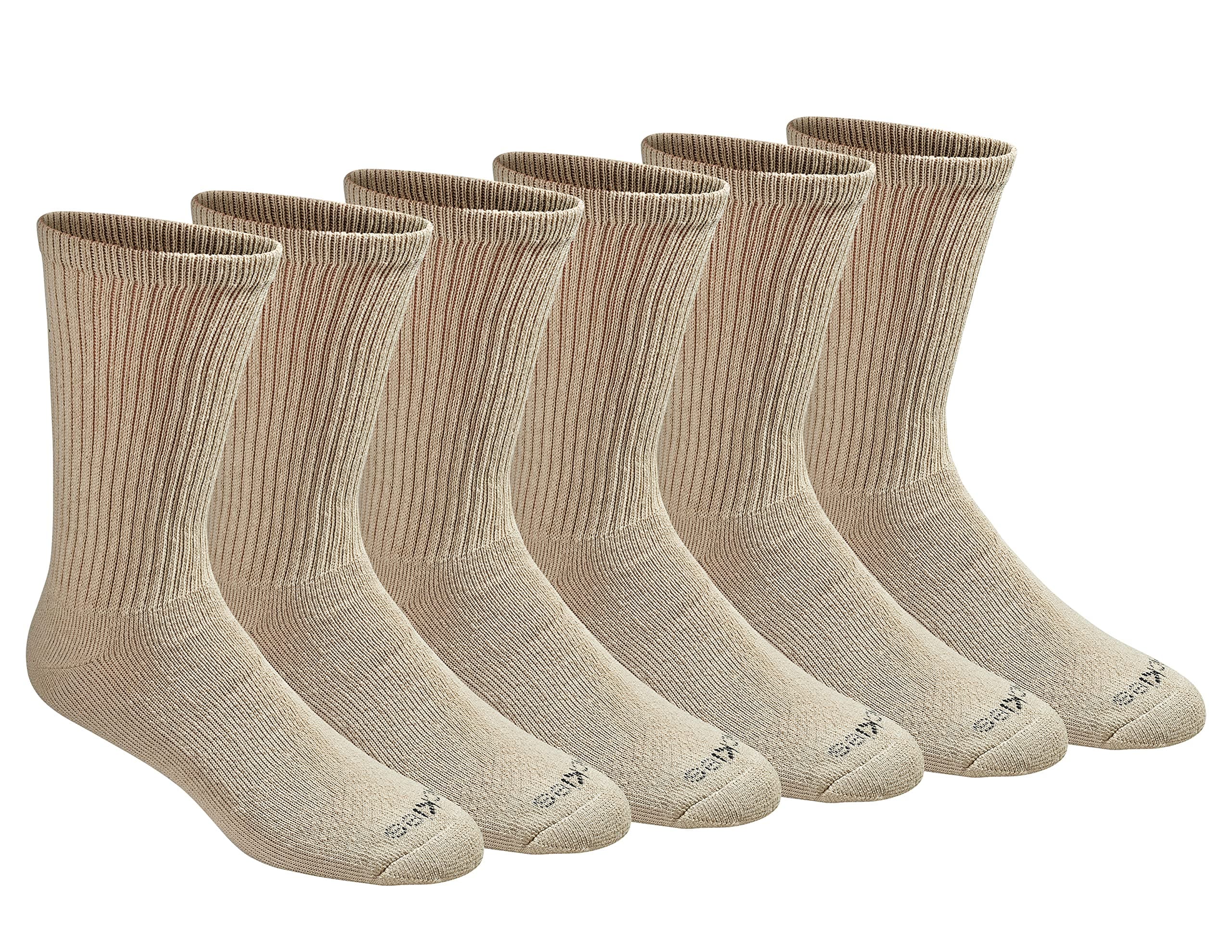Dickies Men's Dri-Tech Comfort Crew Socks (12 Pair)