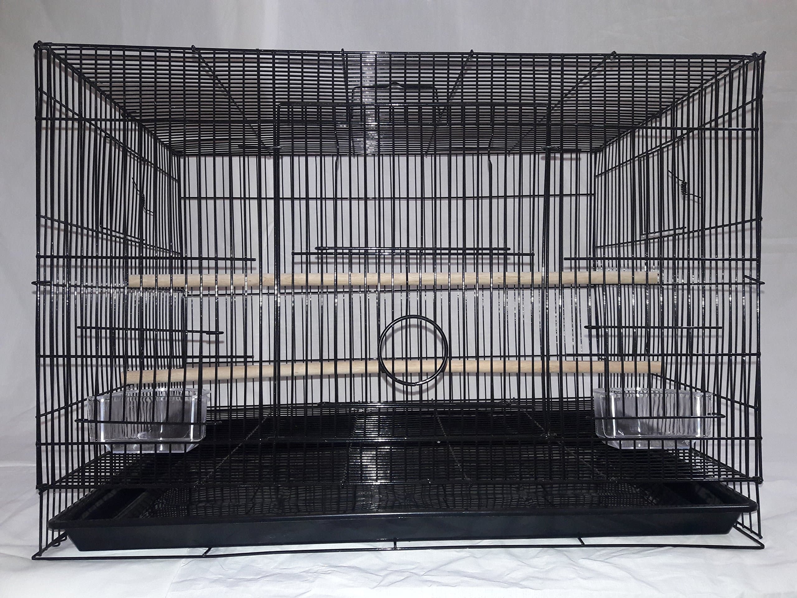 Adventure pet cage Birds Breeding Cage (Black)