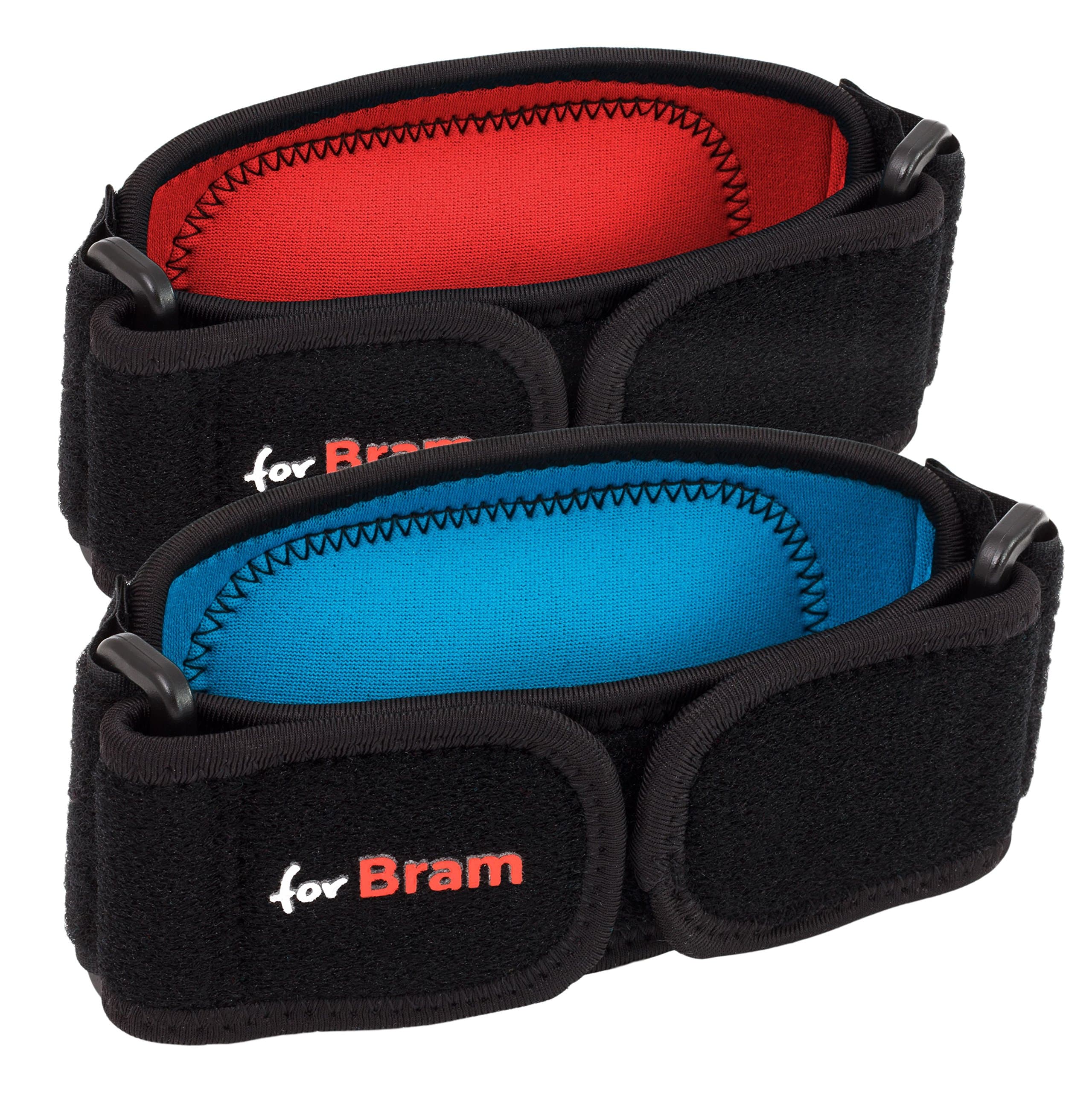 forBram Best Tennis Elbow Brace with Compression Pad (2 Pack), Golfers Elbow Pain Relief, Prevents Elbow Tendonitis, Provides Elbow Support, Premium Quality, Immediate Help, Bonus E-Book