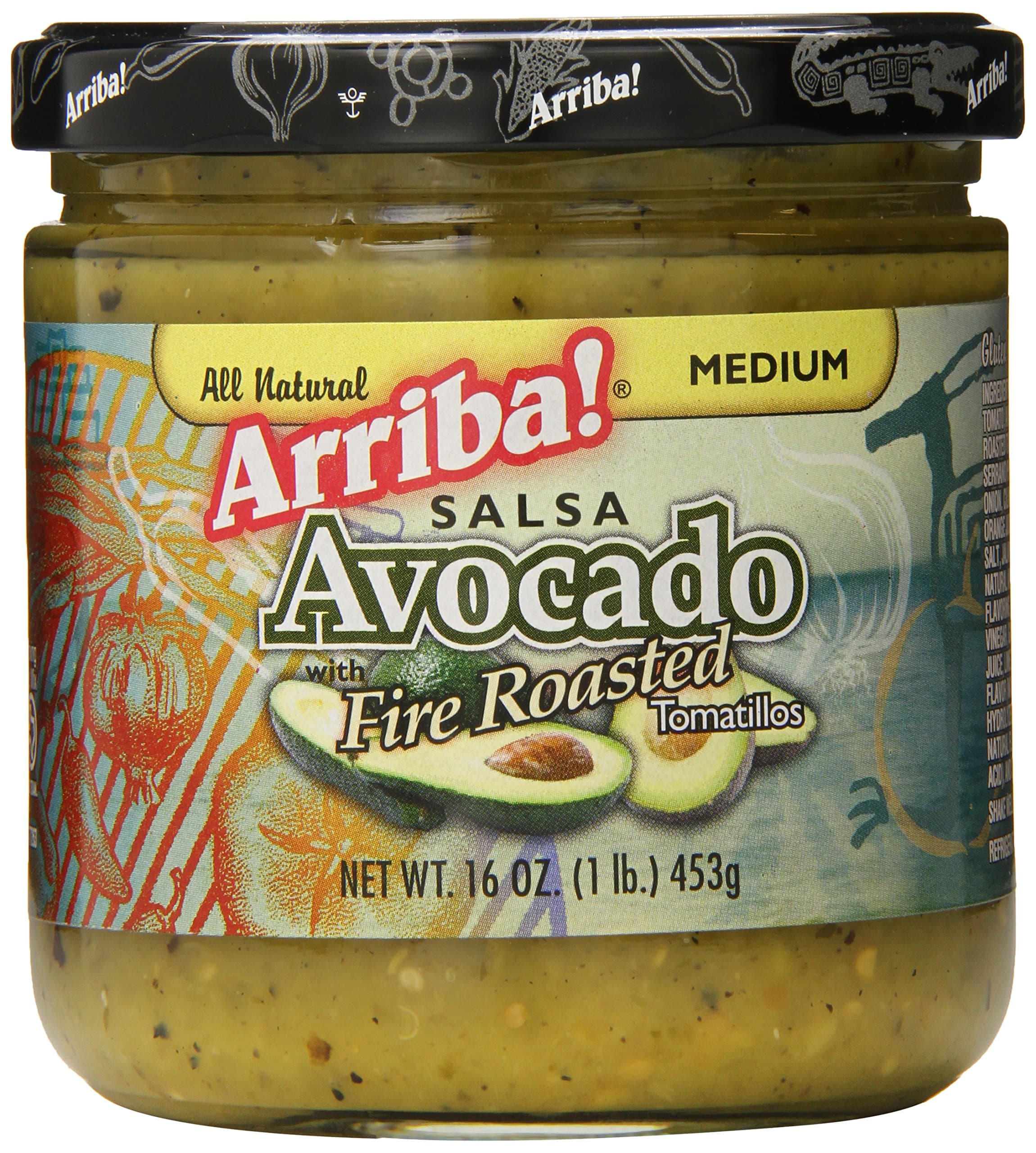 Arriba Salsa, Mandarin Avocado, 16 Ounce